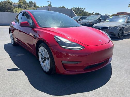Red Multi-Coat 2022 Tesla Model 3 Standard Range