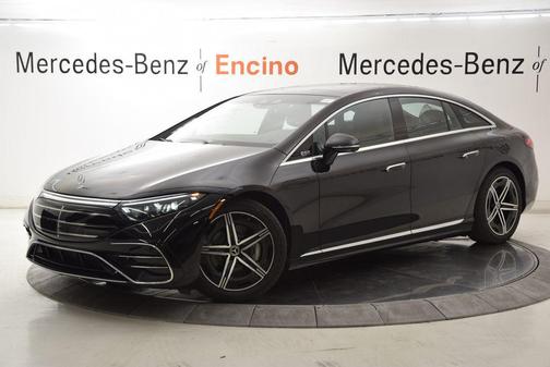 Black 2026 Mercedes-Benz EQS 450 4MATIC