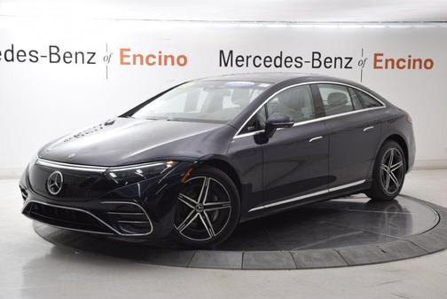Nautical Blue Metallic 2024 Mercedes-Benz EQS 450 4MATIC