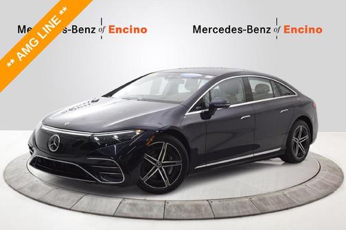 Nautical Blue Metallic 2024 Mercedes-Benz EQS 450 4MATIC