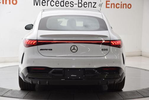 Moonlight White 2025 Mercedes-Benz AMG EQS 4MATIC