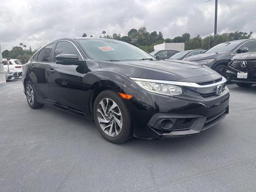 Crystal Black Pearl 2018 Honda Civic EX