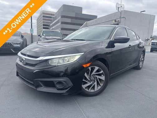 Crystal Black Pearl 2018 Honda Civic EX