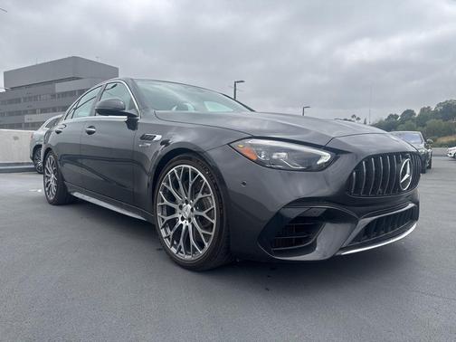 Graphite Grey Metallic 2024 Mercedes-Benz AMG C 63 S E Performance