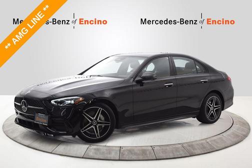 Black 2025 Mercedes-Benz C-Class C 300