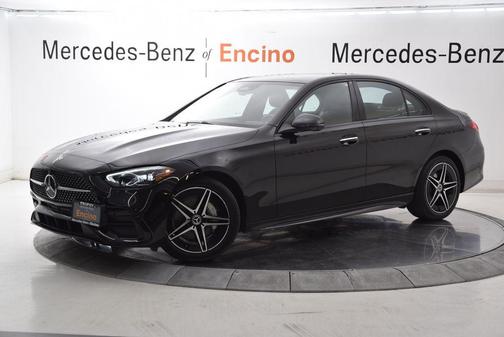 Black 2025 Mercedes-Benz C-Class C 300