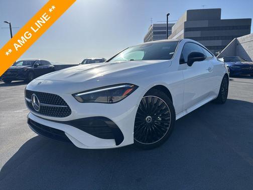 Polar White 2024 Mercedes-Benz CLE 300 4MATIC Coupe