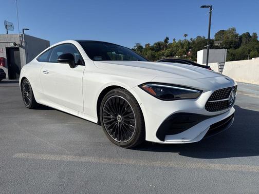 Polar White 2024 Mercedes-Benz CLE 300 4MATIC Coupe