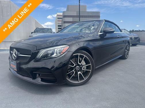 Black 2022 Mercedes-Benz C-Class Cabriolet