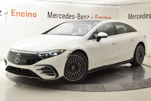 Polar White 2026 Mercedes-Benz EQS 450 4MATIC