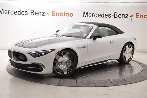 White Magno 2026 Mercedes-Benz Maybach SL 680 Monogram Series 4MATIC