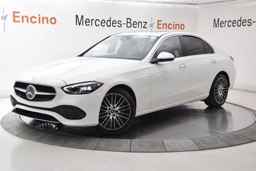 Polar White 2023 Mercedes-Benz C-Class Sedan