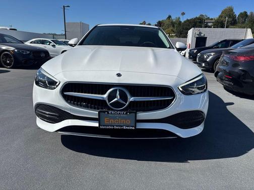 Polar White 2023 Mercedes-Benz C-Class Sedan