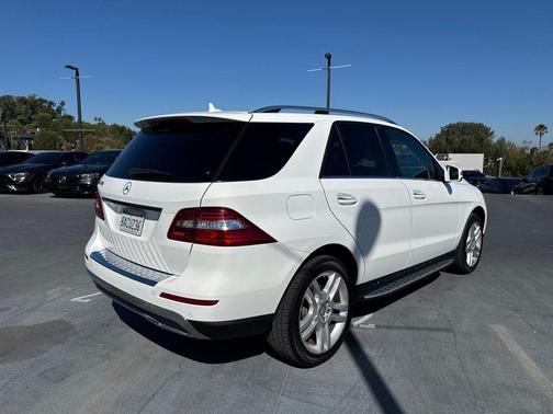 Polar White 2015 Mercedes-Benz M-Class ML 350