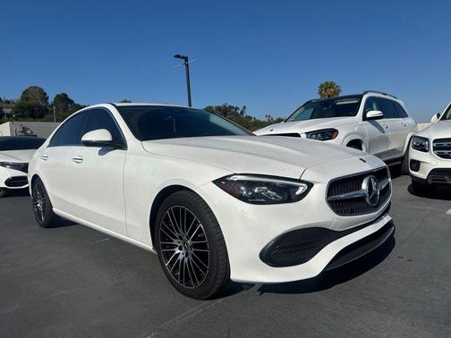 Polar White 2022 Mercedes-Benz C-Class Sedan