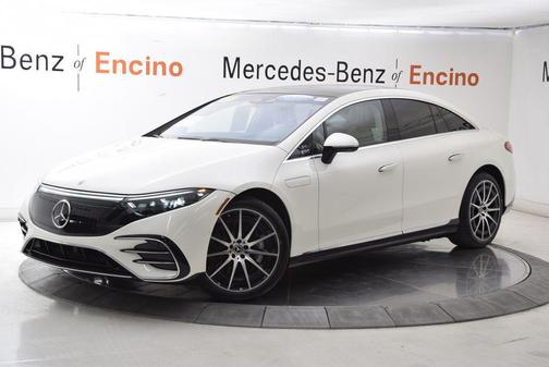 MANUFAKTUR Diamond White Metallic 2023 Mercedes-Benz EQS 580 4MATIC