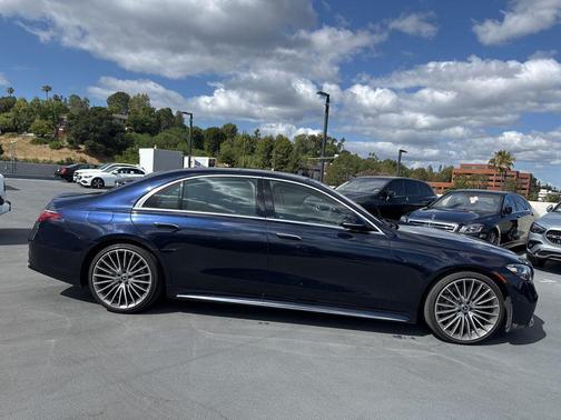 Nautical Blue Metallic 2022 Mercedes-Benz S-Class 4MATIC