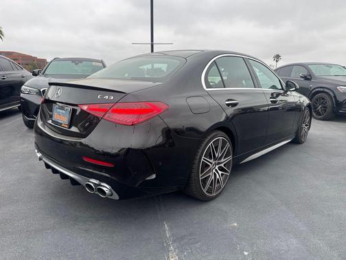 Obsidian Black Metallic 2024 Mercedes-Benz AMG C 43 4MATIC
