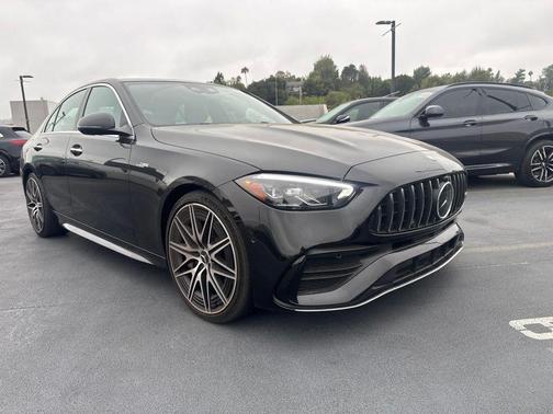 Obsidian Black Metallic 2024 Mercedes-Benz AMG C 43 4MATIC