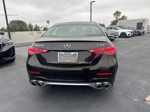 Obsidian Black Metallic 2024 Mercedes-Benz AMG C 43 4MATIC