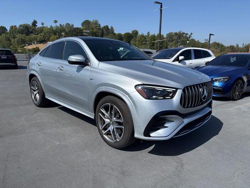 Cirrus Silver Metallic 2025 Mercedes-Benz AMG GLE 53 4MATIC+ Coupe