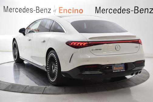 MANUFAKTUR Diamond White Metallic 2023 Mercedes-Benz AMG EQS 4MATIC+