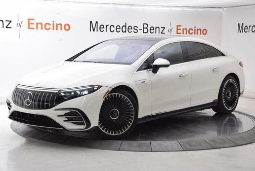 MANUFAKTUR Diamond White Metallic 2023 Mercedes-Benz AMG EQS 4MATIC+