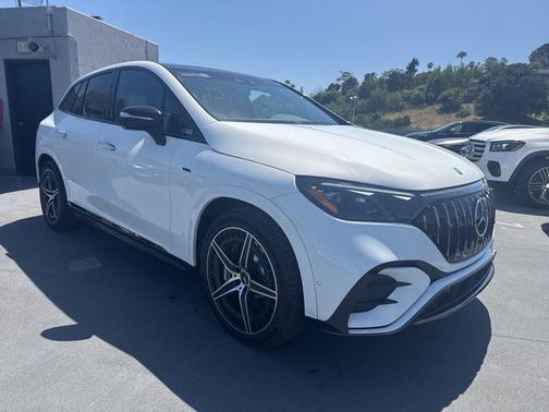 Polar White 2025 Mercedes-Benz AMG EQE 4MATIC+