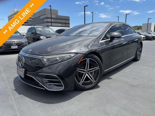Graphite Grey Metallic 2024 Mercedes-Benz EQS 450 4MATIC