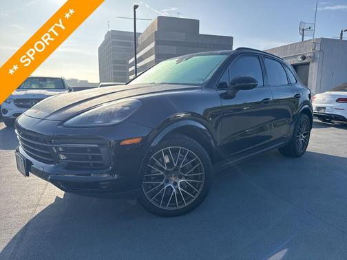 Black 2022 Porsche Cayenne Platinum Edition