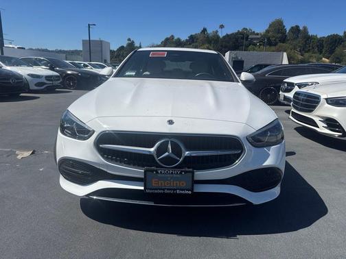 Polar White 2023 Mercedes-Benz C-Class Sedan