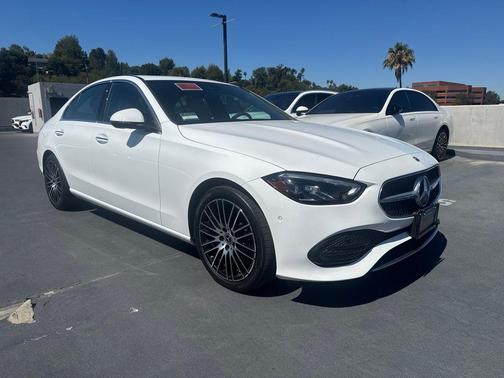 Polar White 2023 Mercedes-Benz C-Class Sedan