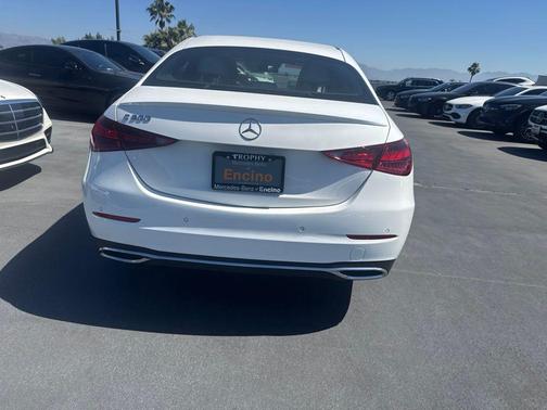 Polar White 2023 Mercedes-Benz C-Class Sedan
