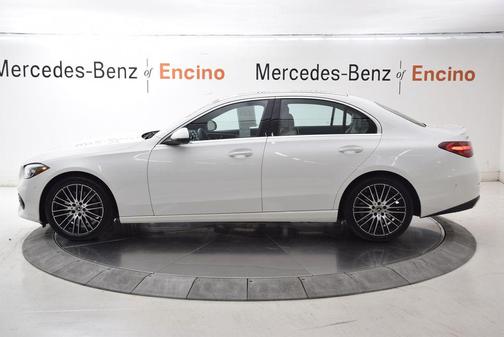 Polar White 2023 Mercedes-Benz C-Class Sedan