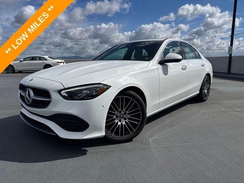Polar White 2023 Mercedes-Benz C-Class Sedan