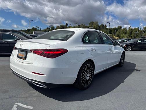 Polar White 2023 Mercedes-Benz C-Class Sedan
