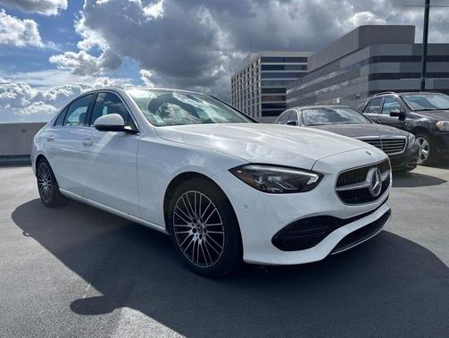Polar White 2023 Mercedes-Benz C-Class Sedan