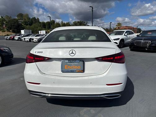 Polar White 2023 Mercedes-Benz C-Class Sedan