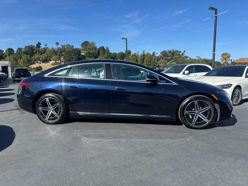 Nautical Blue Metallic 2024 Mercedes-Benz EQS 450 4MATIC