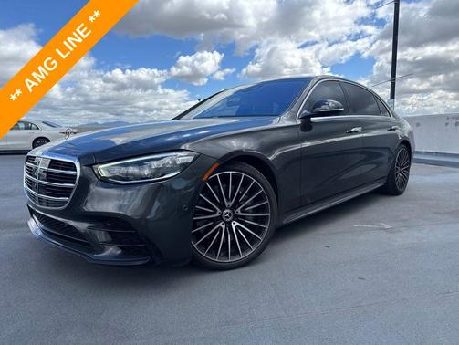 Graphite Gray Metallic 2022 Mercedes-Benz S-Class 4MATIC