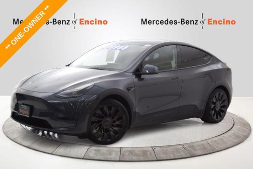 Midnight Silver Metallic 2022 Tesla Model Y Performance Dual Motor All-Wheel Drive