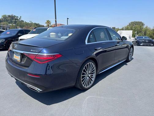 Nautical Blue Metallic 2022 Mercedes-Benz S-Class 4MATIC