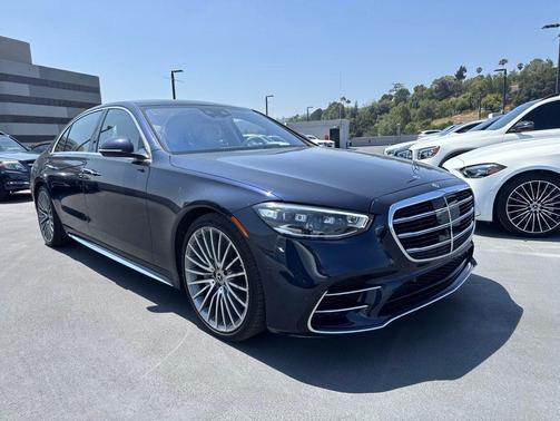 Nautical Blue Metallic 2022 Mercedes-Benz S-Class 4MATIC