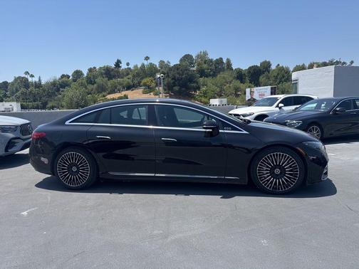 Obsidian Black Metallic 2024 Mercedes-Benz EQS 450 4MATIC