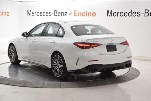 Moonlight Whit 2026 Mercedes-Benz AMG C 43 4MATIC