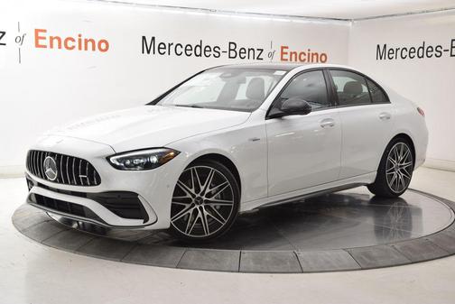 Moonlight Whit 2026 Mercedes-Benz AMG C 43 4MATIC