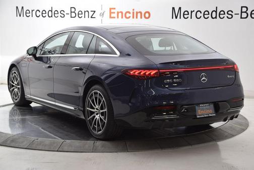 Twilight Blue Metallic 2023 Mercedes-Benz EQS 580 4MATIC