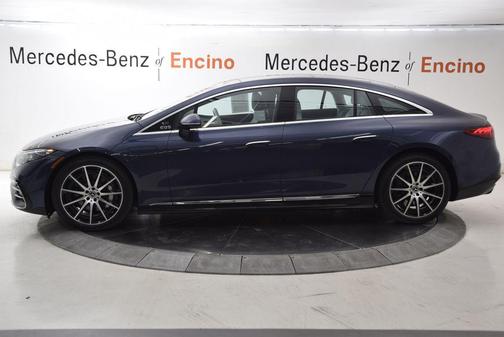 Twilight Blue Metallic 2023 Mercedes-Benz EQS 580 4MATIC