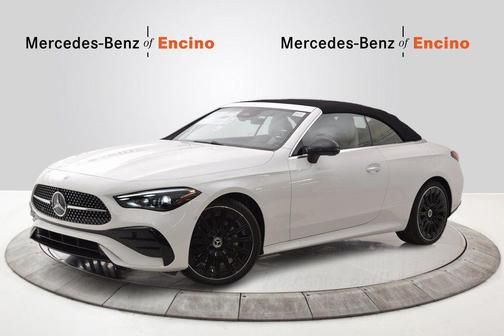 Polar White 2026 Mercedes-Benz CLE 300 4MATIC Cabriolet