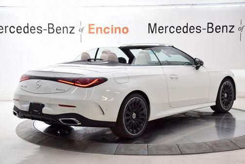 Polar White 2026 Mercedes-Benz CLE 300 4MATIC Cabriolet